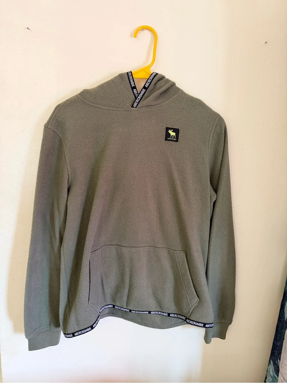 Abercrombie & Fitch Kids Olive Green Fleece Hoodie and Jogger Set